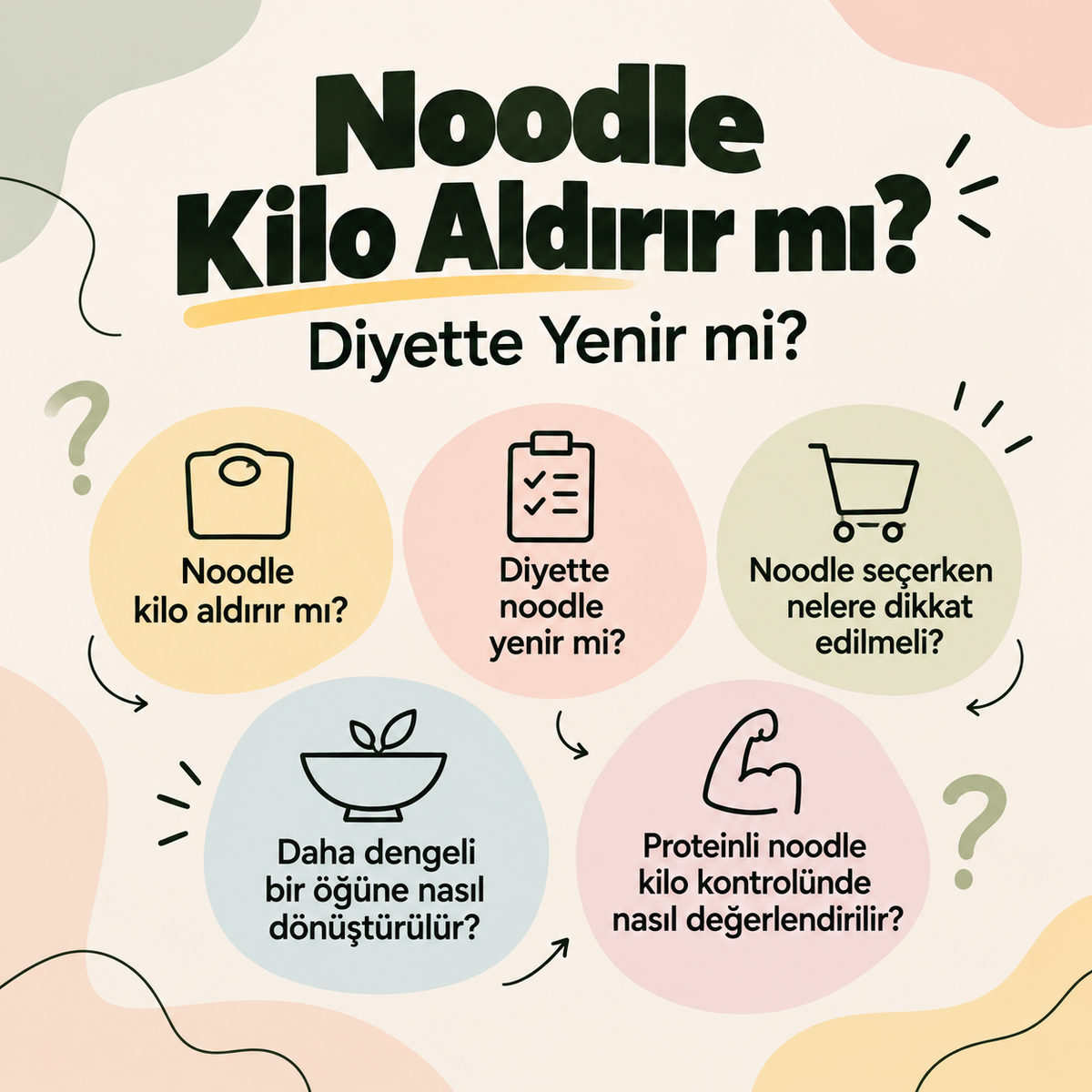 Noodle Kilo Aldırır mı? Diyette Yenir mi? | bahs.
