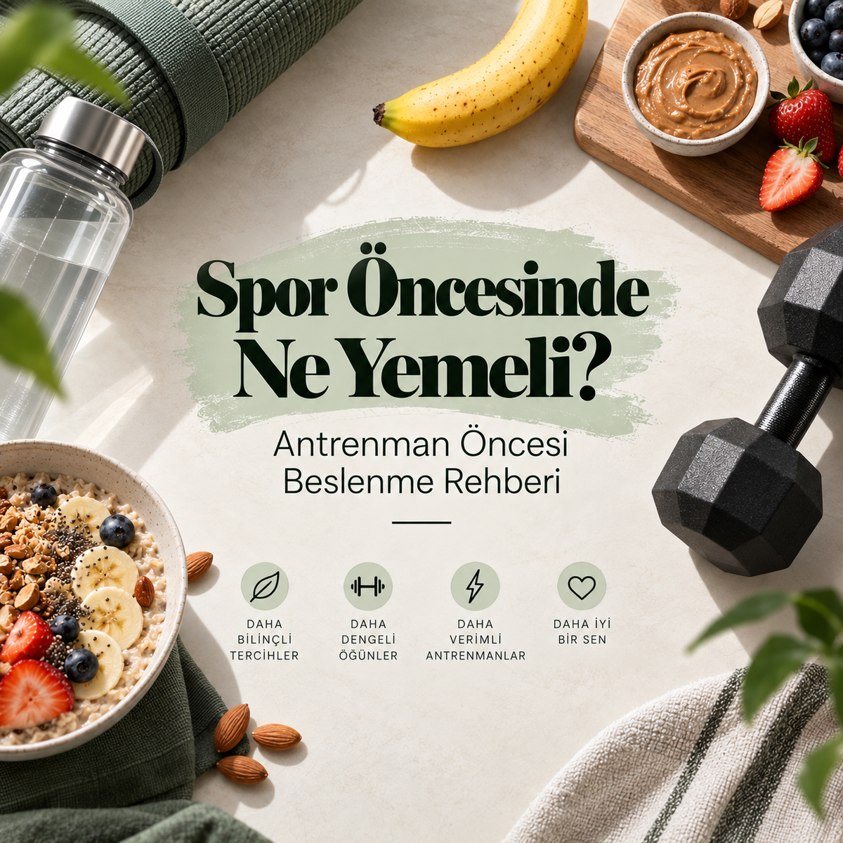 Spor Öncesinde Ne Yenmeli? Antrenman Öncesi Beslenme