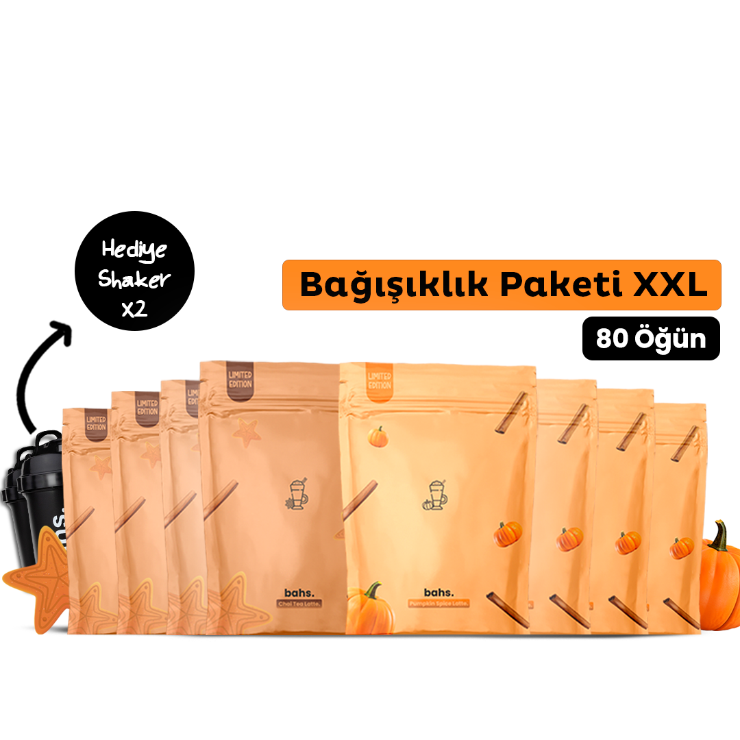 Bağışıklık Paketi XXL (80 öğün) | 1 Shaker HEDİYE