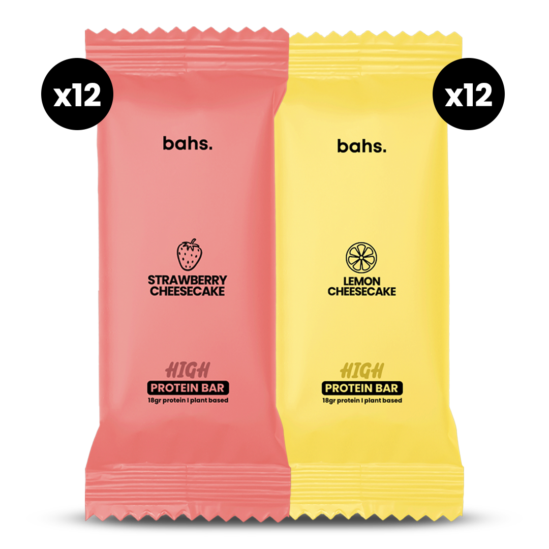 High Protein Bar | x12  Lemon Cheesecake x12 Strawberry Cheesecake